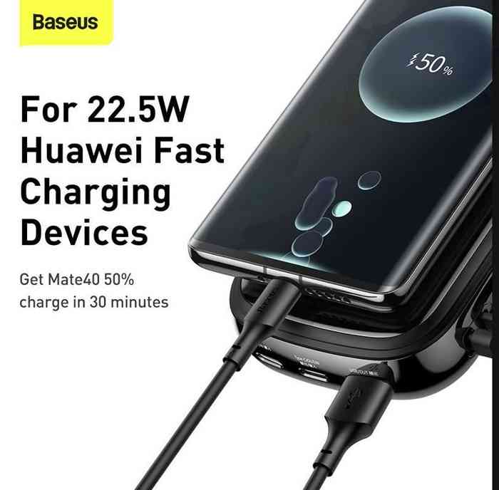 Baseus Qpow Digital Display quick charging power bank 20000mAh 22.5W With Type-C Cable